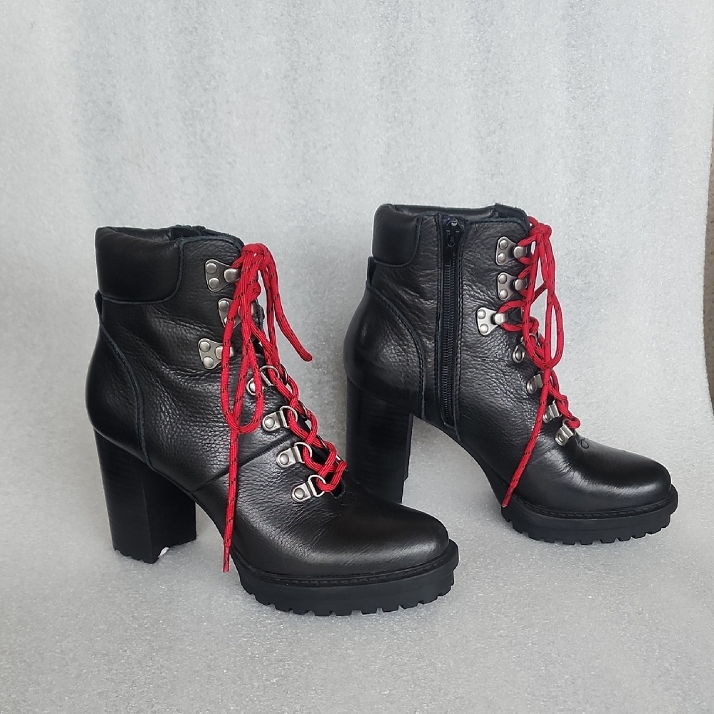 Lucky Brans Size 7 Leather Booties Used